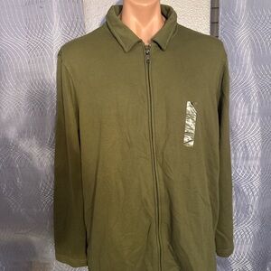 Alfani Khaki Green Up Sweater